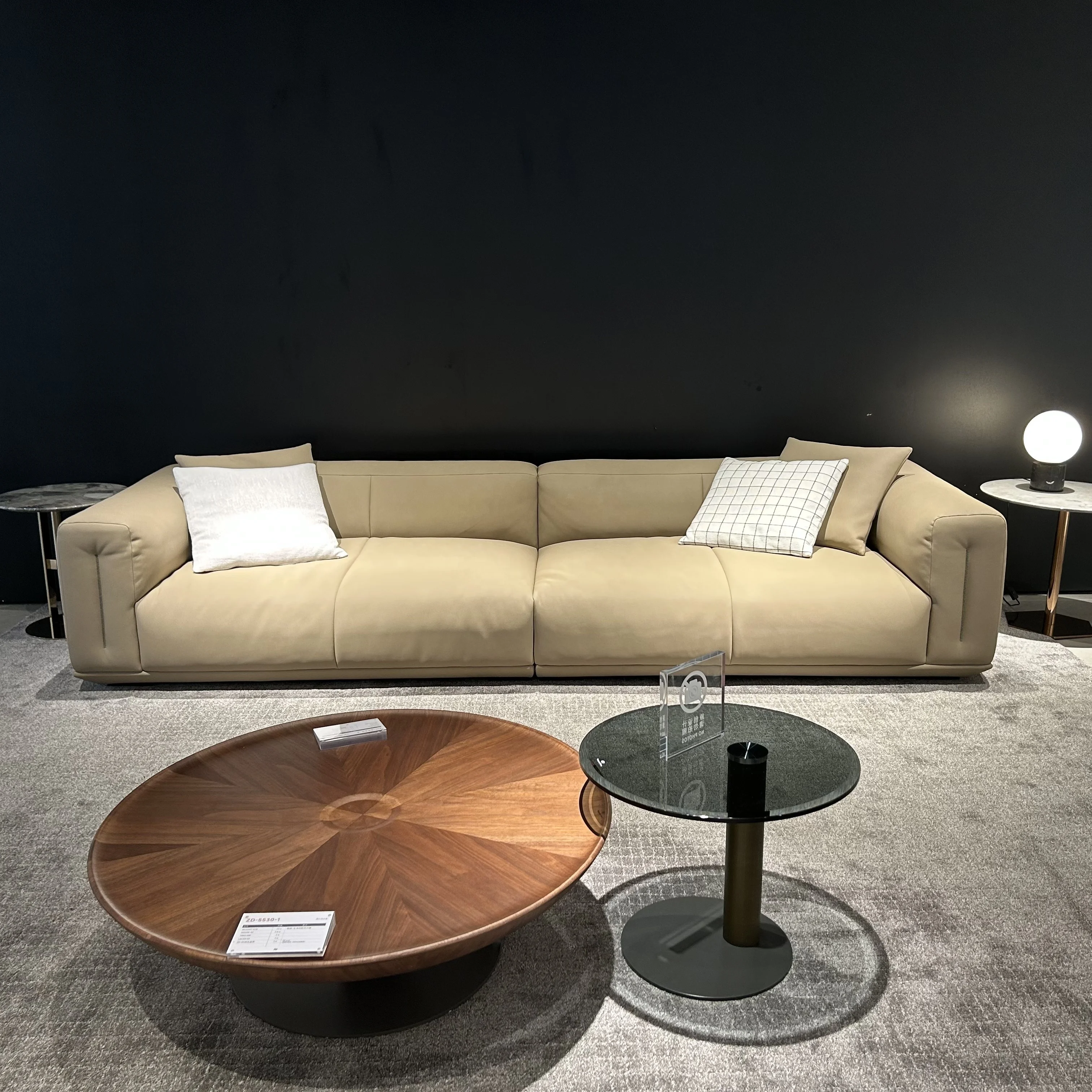 sofa set furniture italian cube modern gray couch floor livingroom fabric lounge brown customizable furniture and sofas