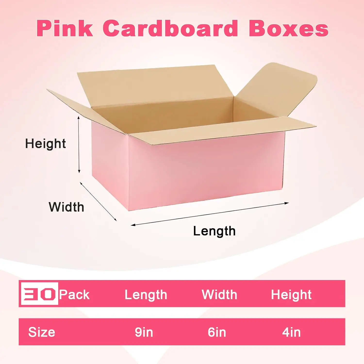 Small shipping boxes 6x6x6 Inches cube mailer carton boxes for small business packaging mailing