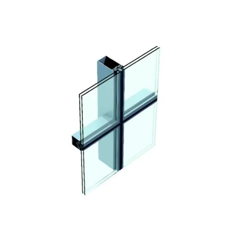 Aluminum Alloy Energy Saving Soundproof Reflective Low-e Insulated Glass Curtain Wall