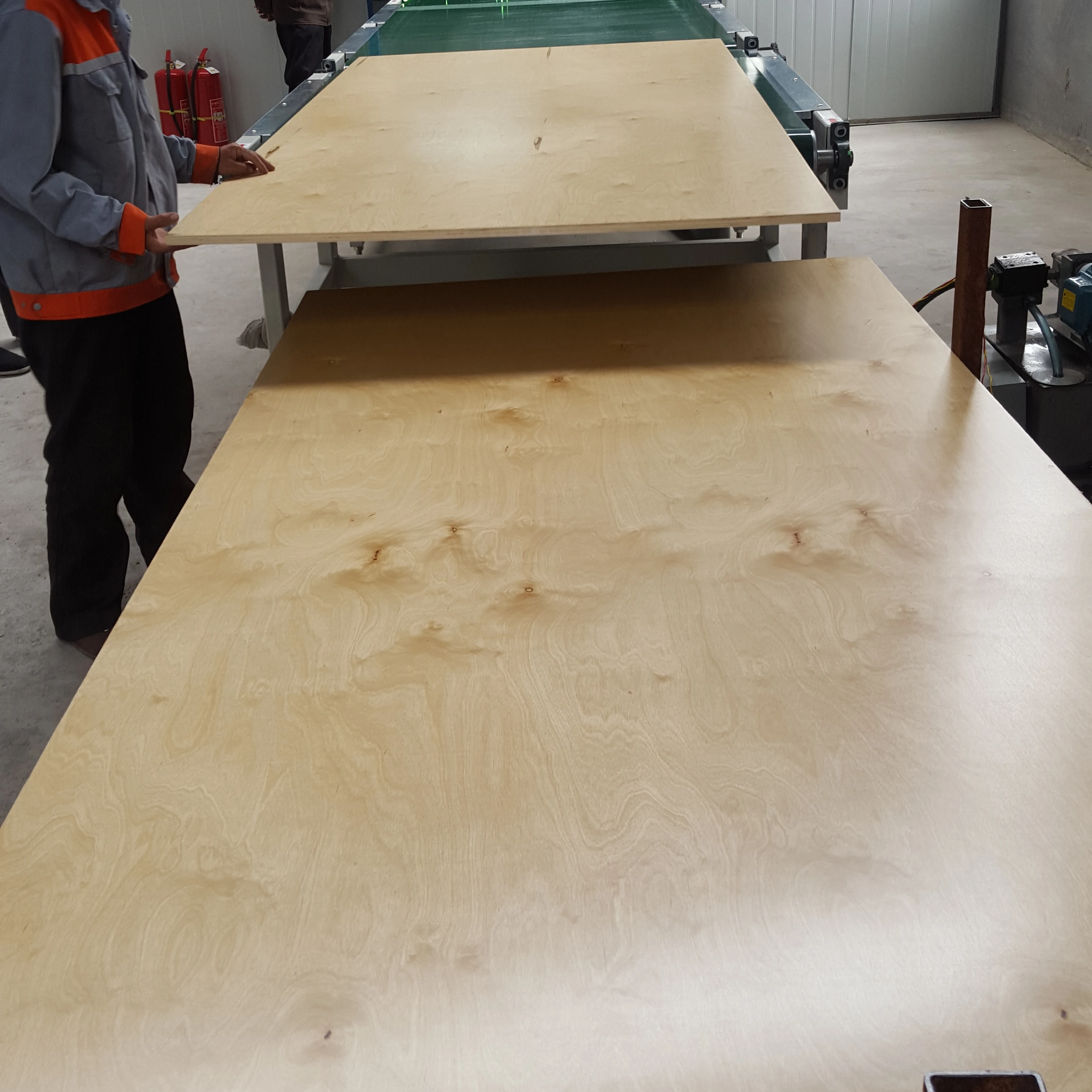 
1232x2452mm Prefinish UV plywood manufacturing 