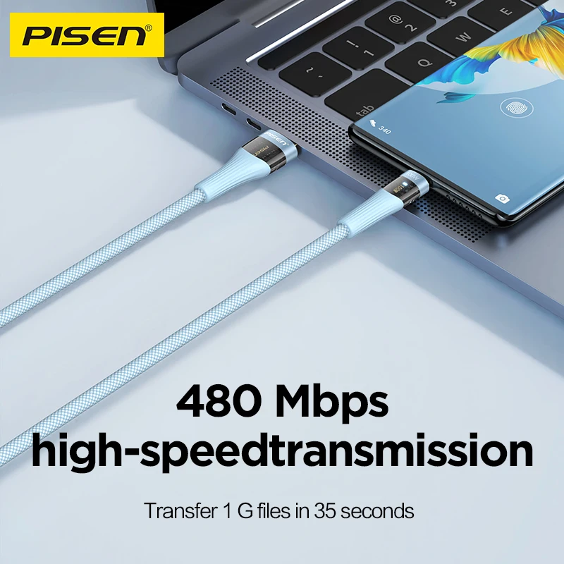 Горячая распродажа заводская цена быстрая зарядка 100 Вт 6A TPE + Плетеный usb-кабель для передачи данных 1 2 м iphone type-c к