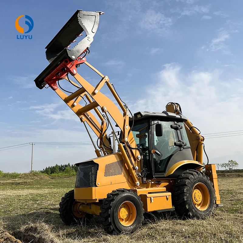 Backhoe Mini Loader Front End Loader Tractor Excavator for Construction Tasks