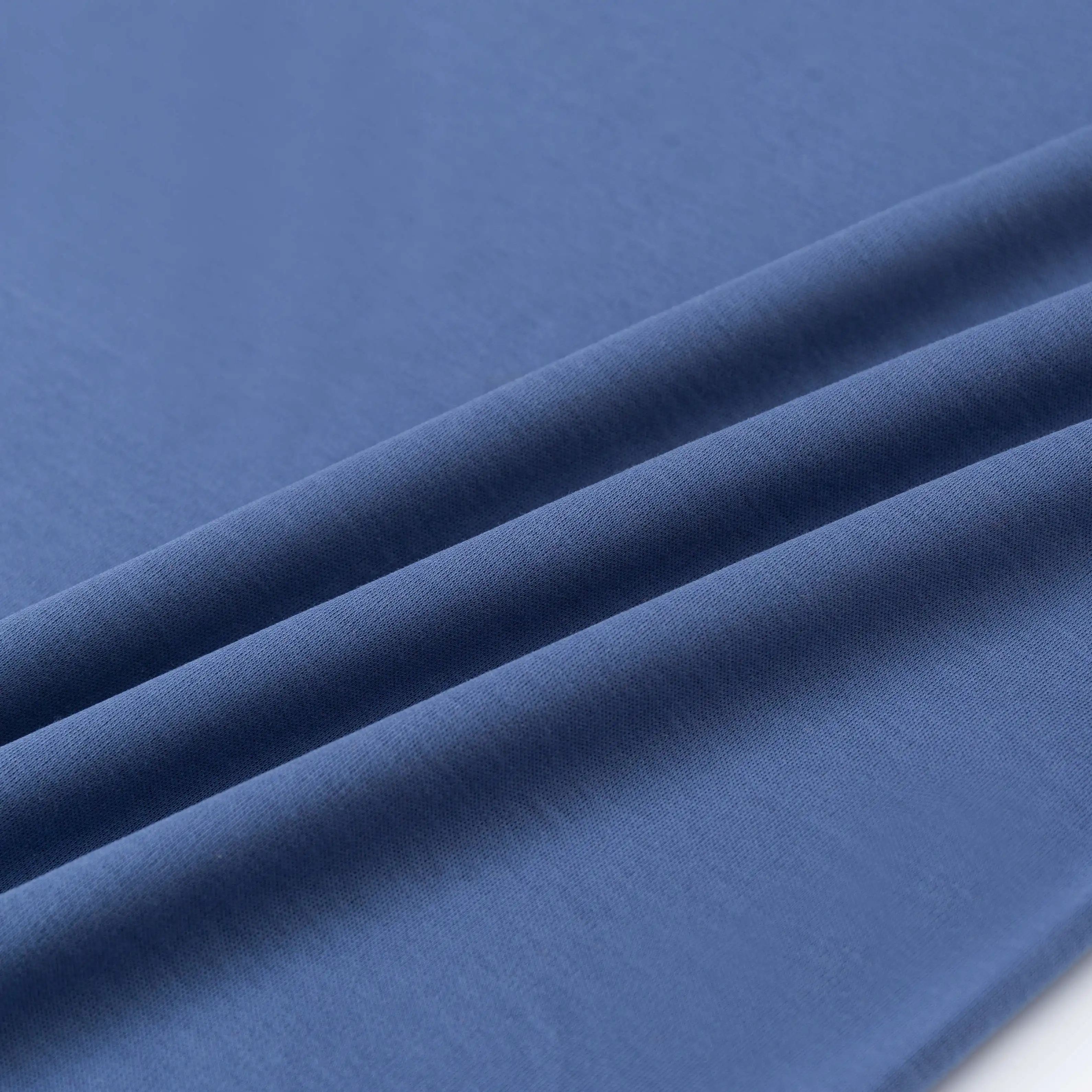 Wholesale 100% Long staple Pure 210Ggsm Cotton Comfortable Double sided Mercerizing Tabby Cotton Fabric For Garment