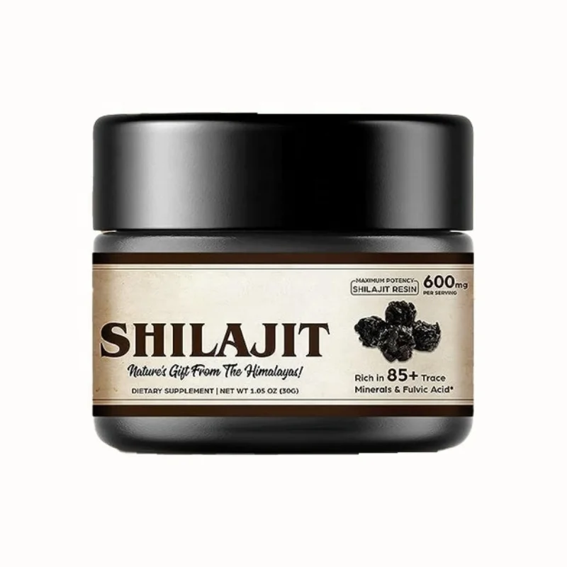 OEM Private Label Shilajit Pure Himalayan Organic Shilajit Resin Fulvic Acid Liquid for Energy and Immune Support