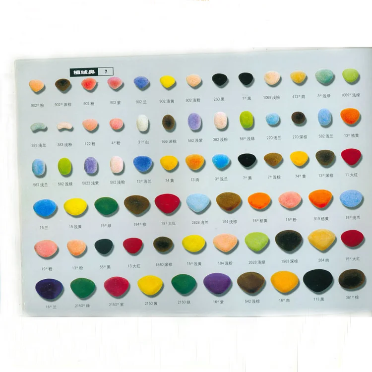 Fashion Plastic DIY Doll Accessories Many Colors Plastic Triangle Velvet Nose Plush Toy Flocking Nose