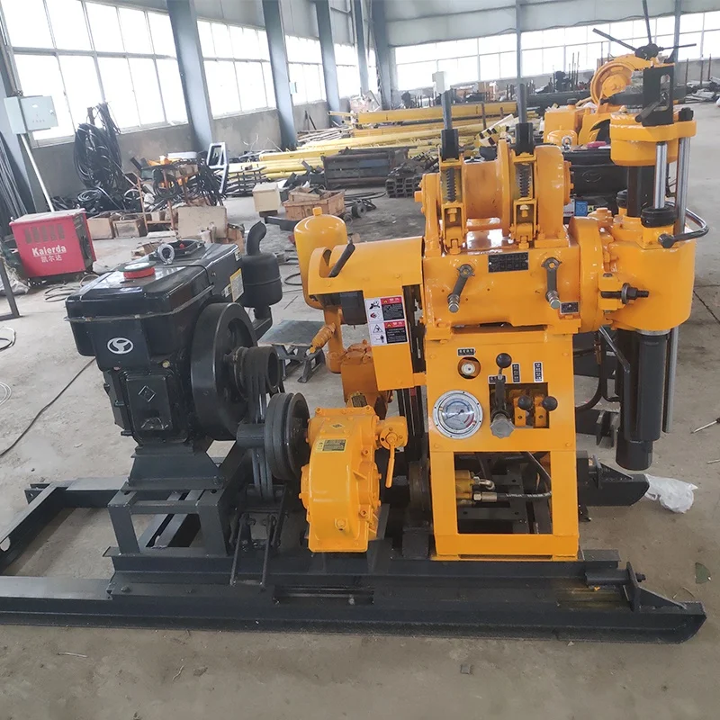 Underground Hydraulic Borehole Water Well Drilling Machine 130m 180m 200m Deep Geological Prospecting Core Sampling Drilling Rig