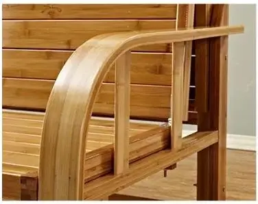 Modern Deisgn Assemble Easily Adjustable Bed Base Foldable Living Room Bamboo Sofa Bed
