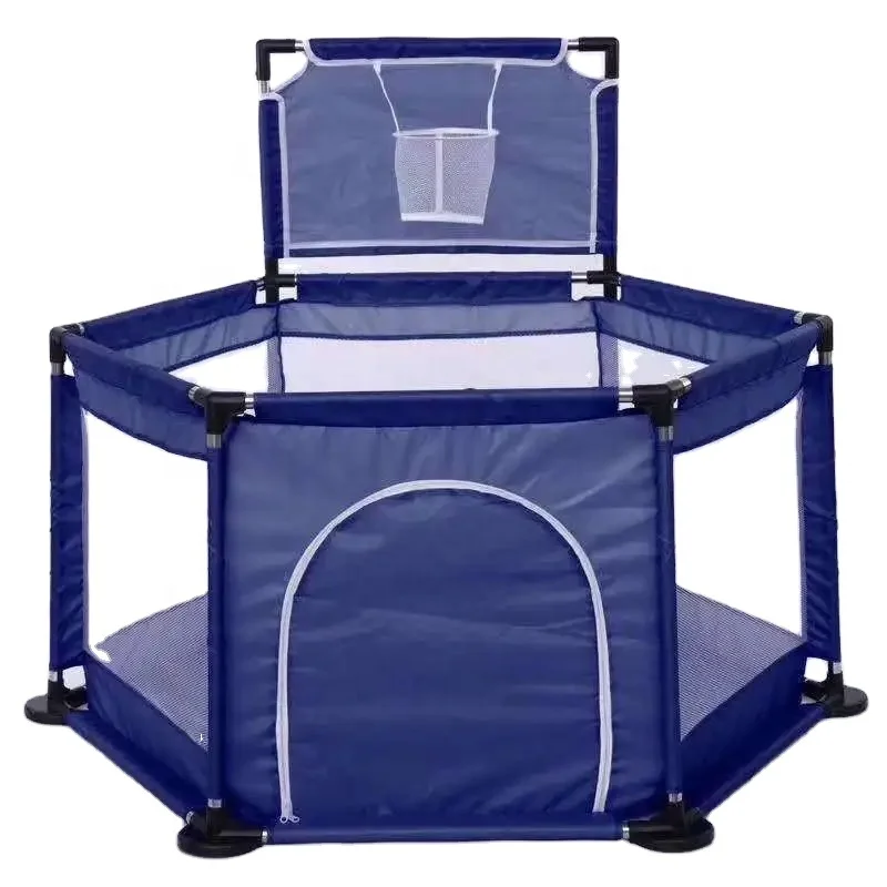 Best-Selling Oxford Cloth Baby Playpens Square Baby Travel Cot Folding Baby Playpens