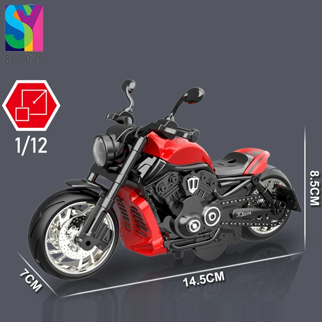 SY Diecast Model Car Zinc Alloy Metal Cars Toy Motorcycle For Kids