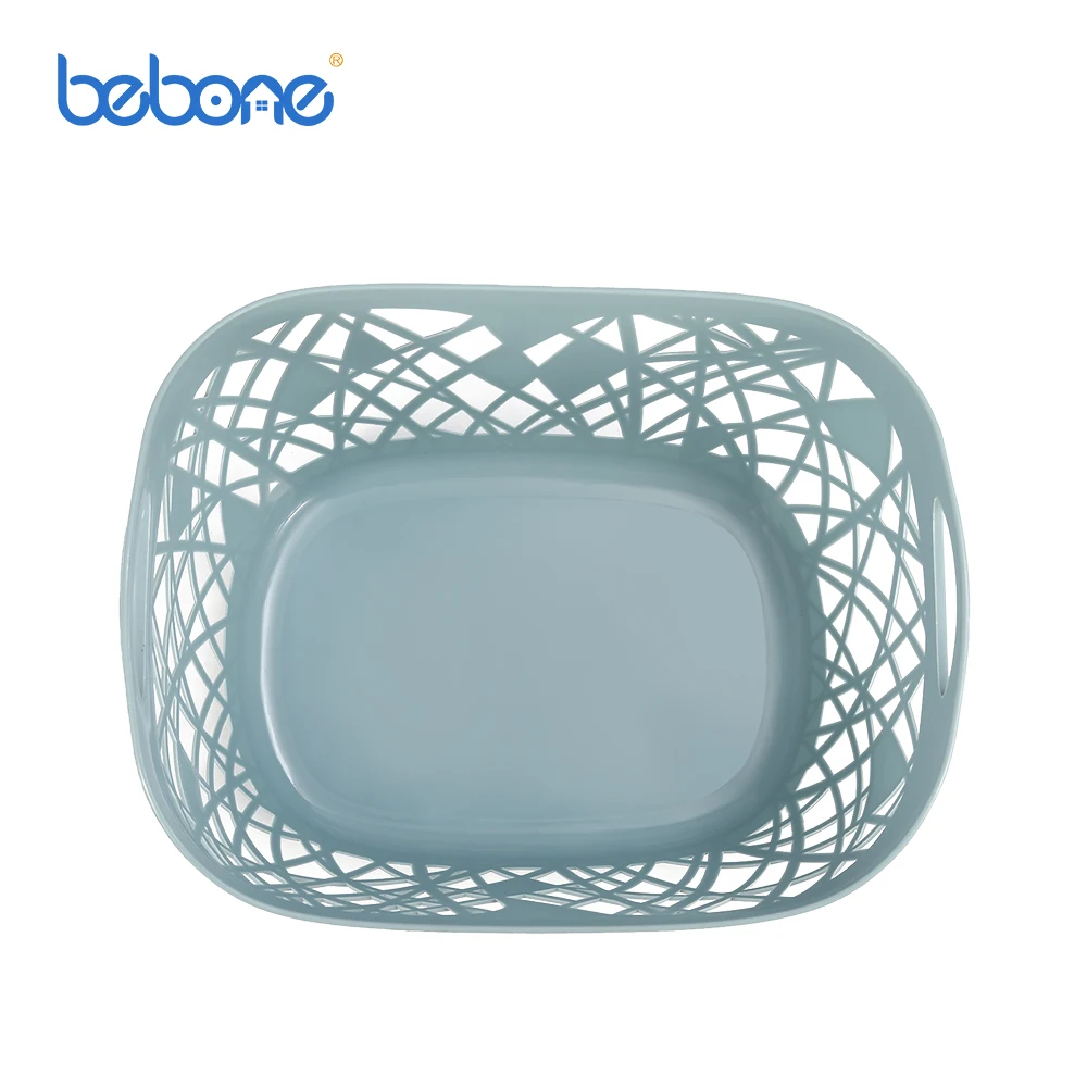 100% Polypropylene durable portable plastic hollow storage basket for dirty clothes