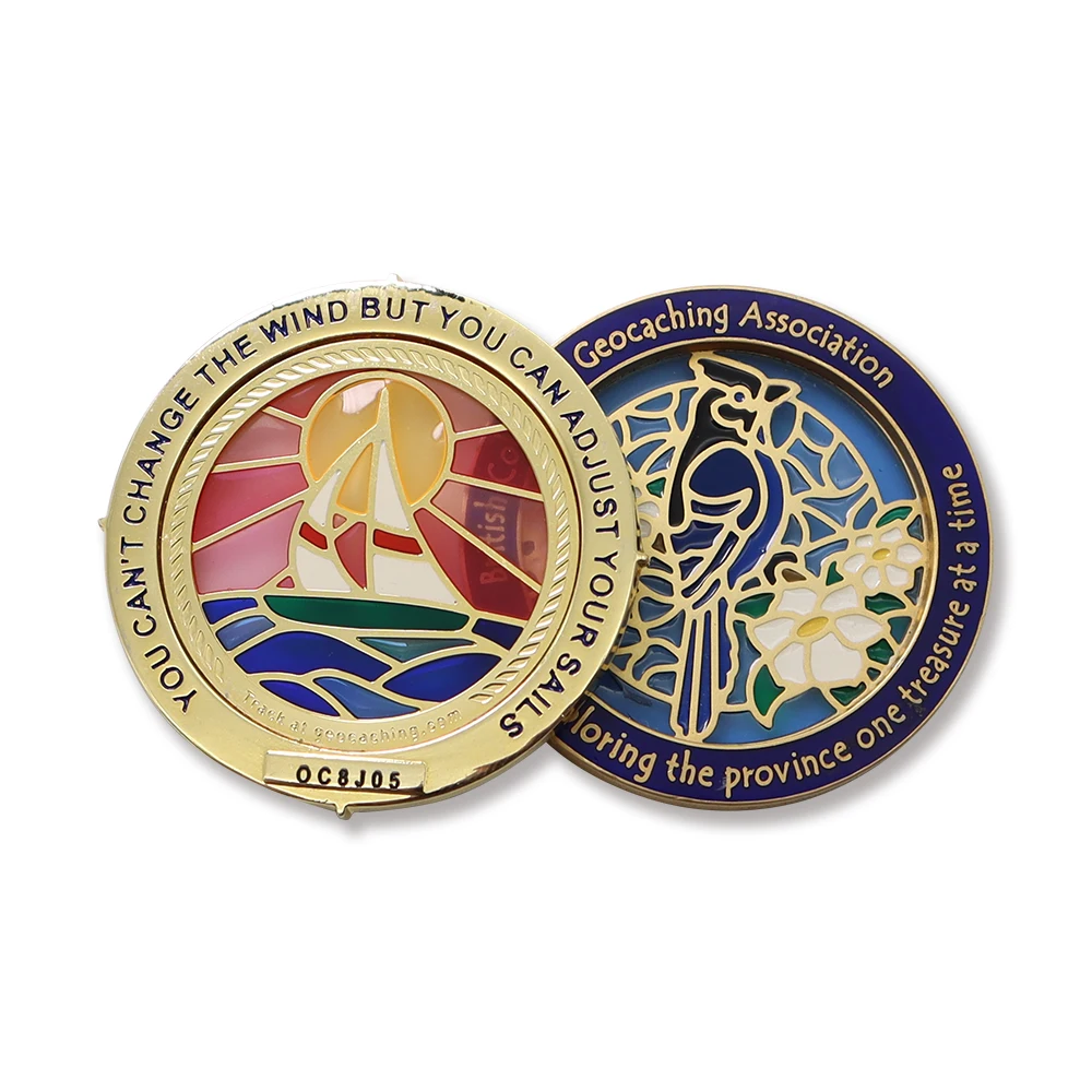 Custom Challenge Coins No Minimum Souvenir Zinc Alloy Gold Silver Copper Coin