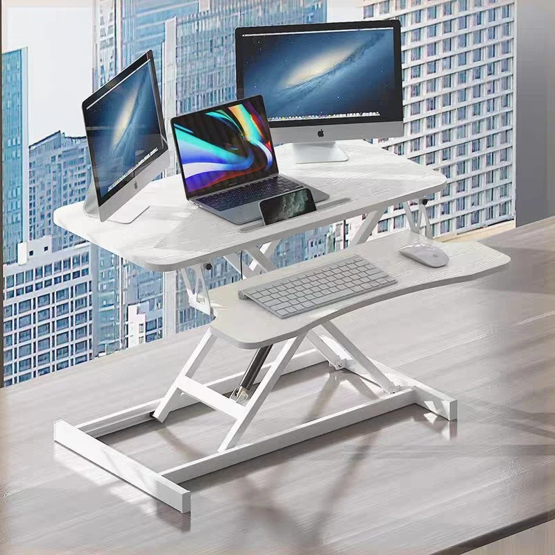 2024 Youtai Wholesale Minimalist Adjustable Height Laptop Table  Spring Computer Desk Folding Computer Table