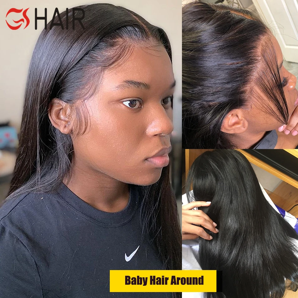 
Film HD Transparent Swiss Lace Natural Human Hair Lace Front Wigs ,Thin Pre-Plucked Raw HD Lace Frontal Wigs For Black Women 