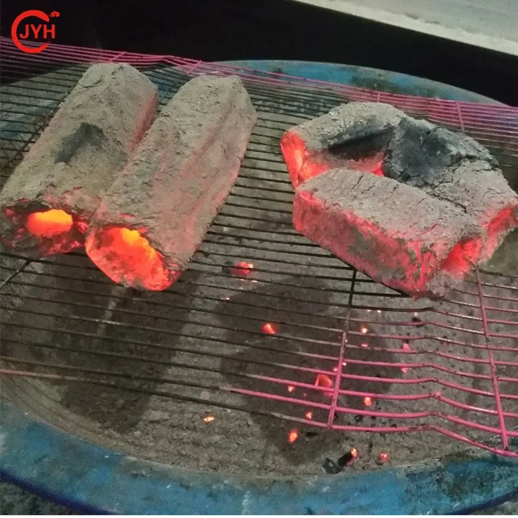 Factory export 10kg/CTN Strip shape 6hours burn time sawdust Machine-Made bbq charcoal