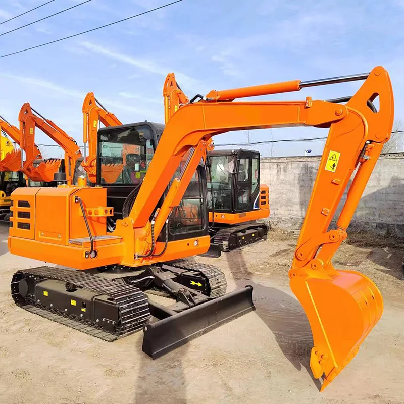 Free Shipping Chinese New 6 Ton Mini Excavator With Cheap Price Crawler Excavator