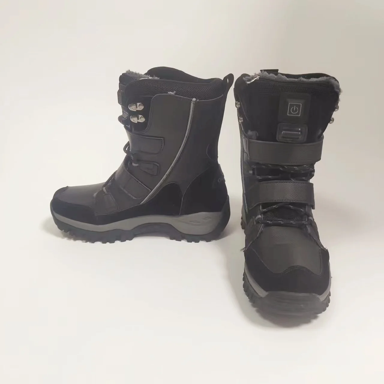 Теплые теплые белые женские походные ботинки с подогревом для защиты от снега эва