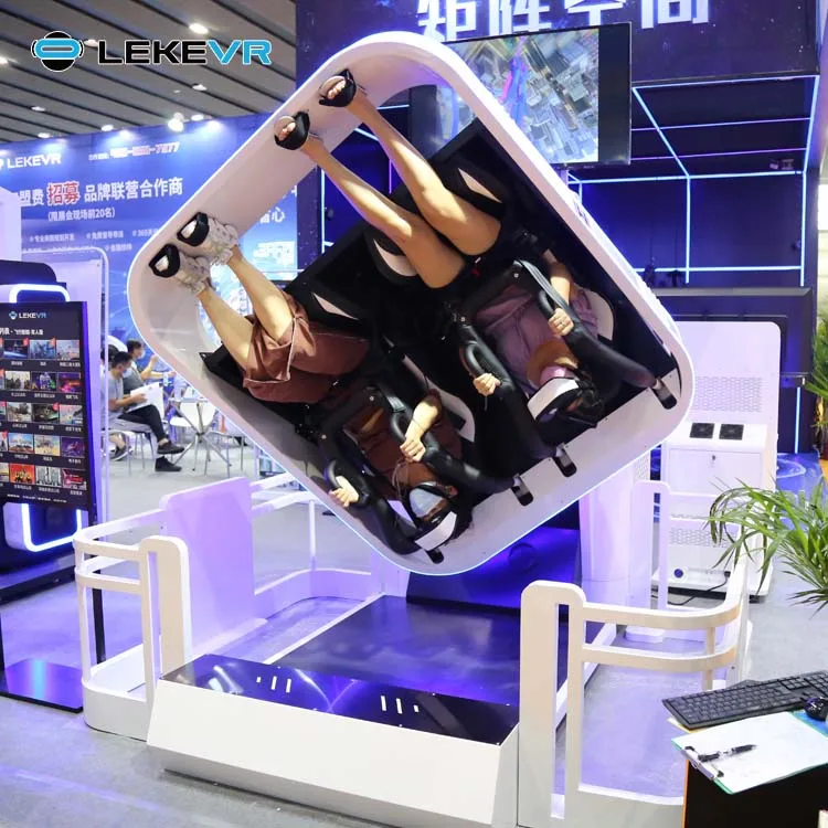 Леке VR тематический парк аттракционов метаверз на 360 градусов вращающийся интерактивный 2-местный 9D симулятор движения полета