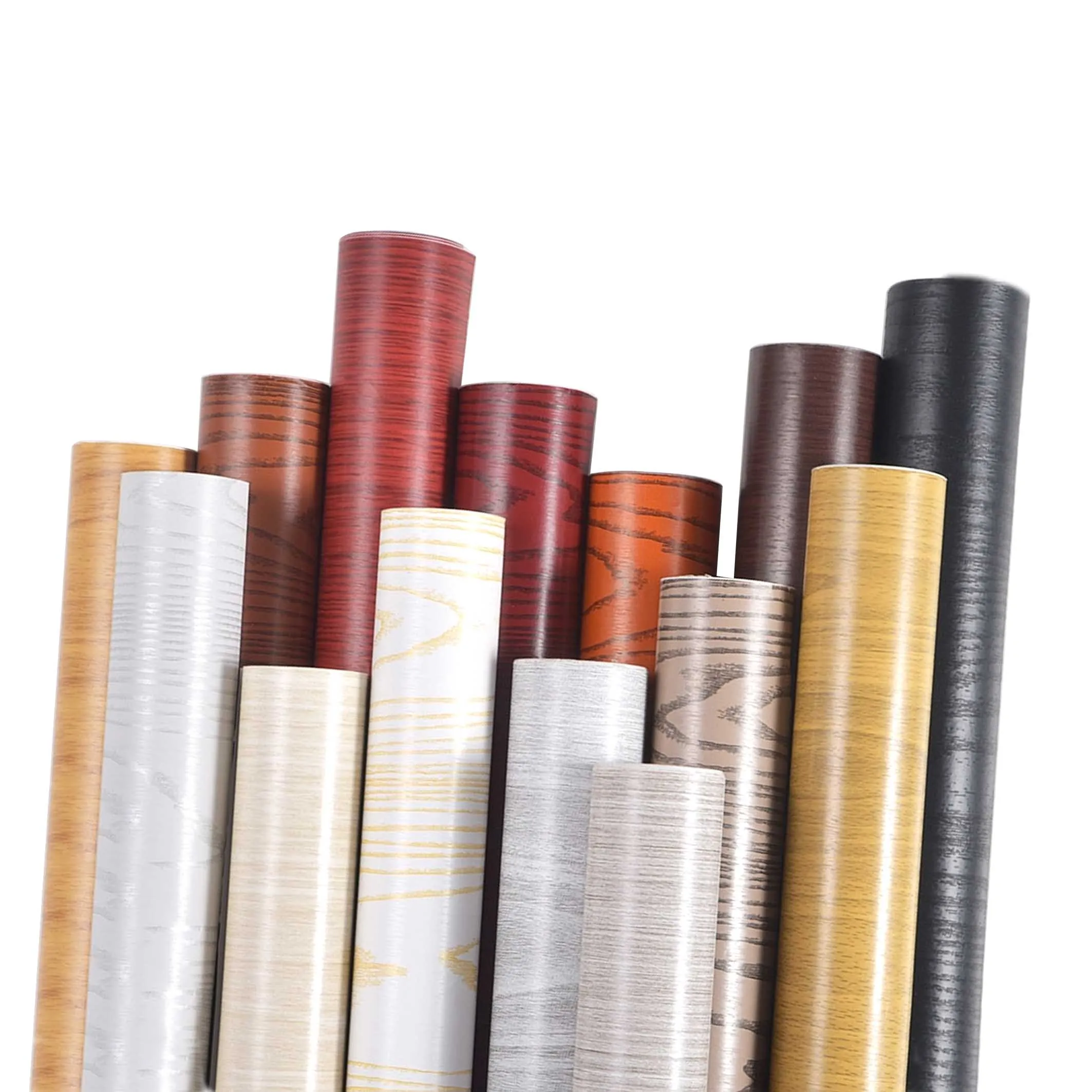 Wholesale High Membrane Vacuum Press Veneer Film Roll Pvc Film for Composite Wood Doors