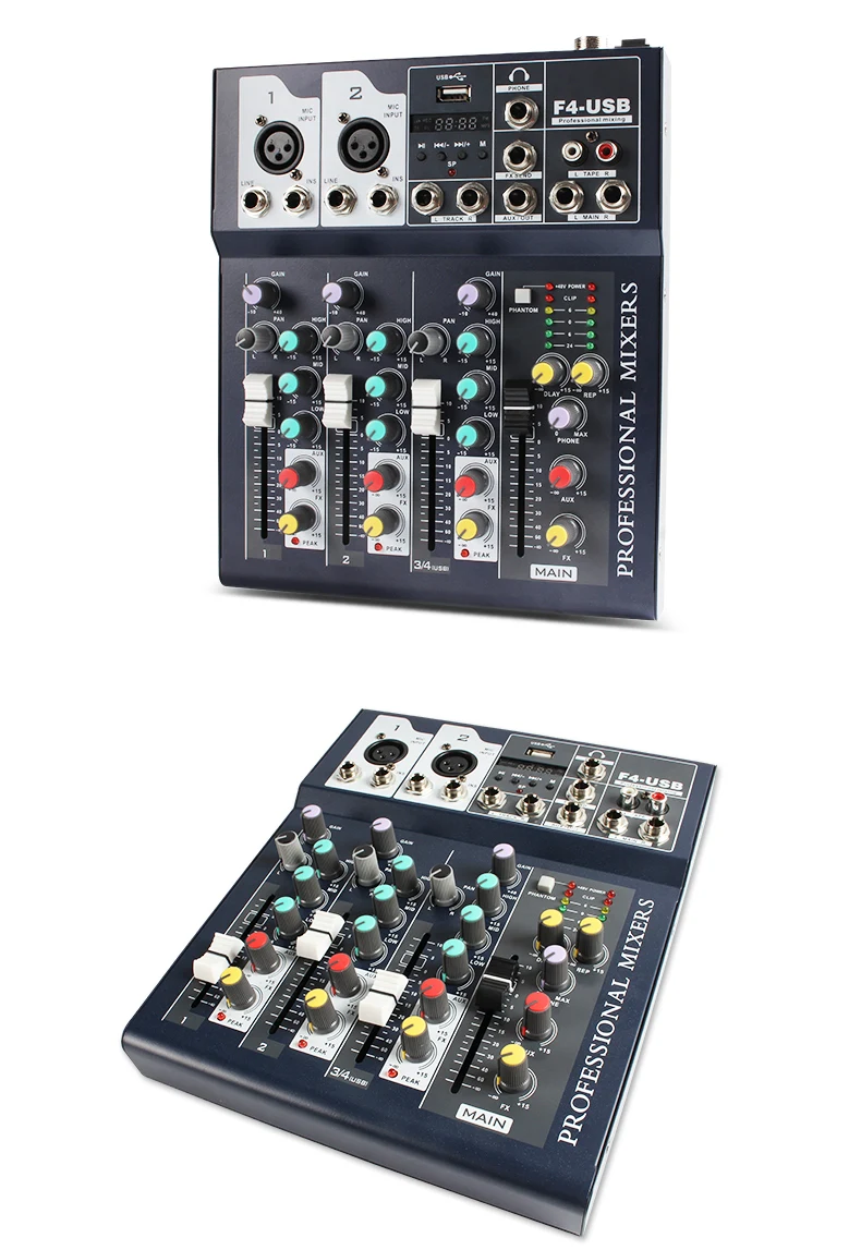 Audio Console 8/16/24/32 Channel music mixer with sound effects audio mixer with built in amp audio sound cards amp mixers