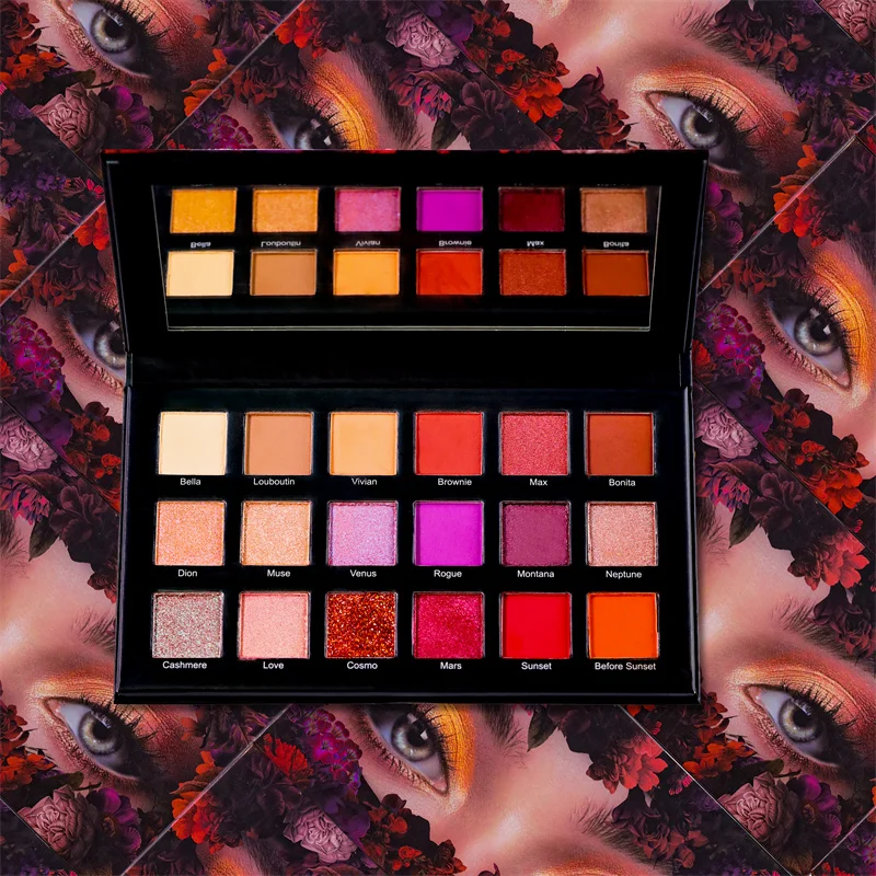 Cheap Nude Palette Custom Logo Loose Pigments Low Moq Eyeshadow Palette