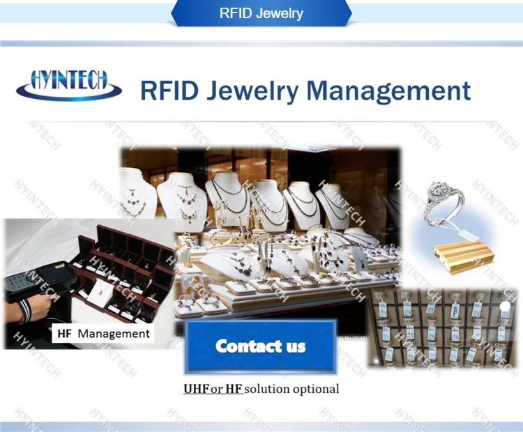 RFID 40 cm long range HF handheld  reader for jewelry/library/document/metal inventory management system with software solutions