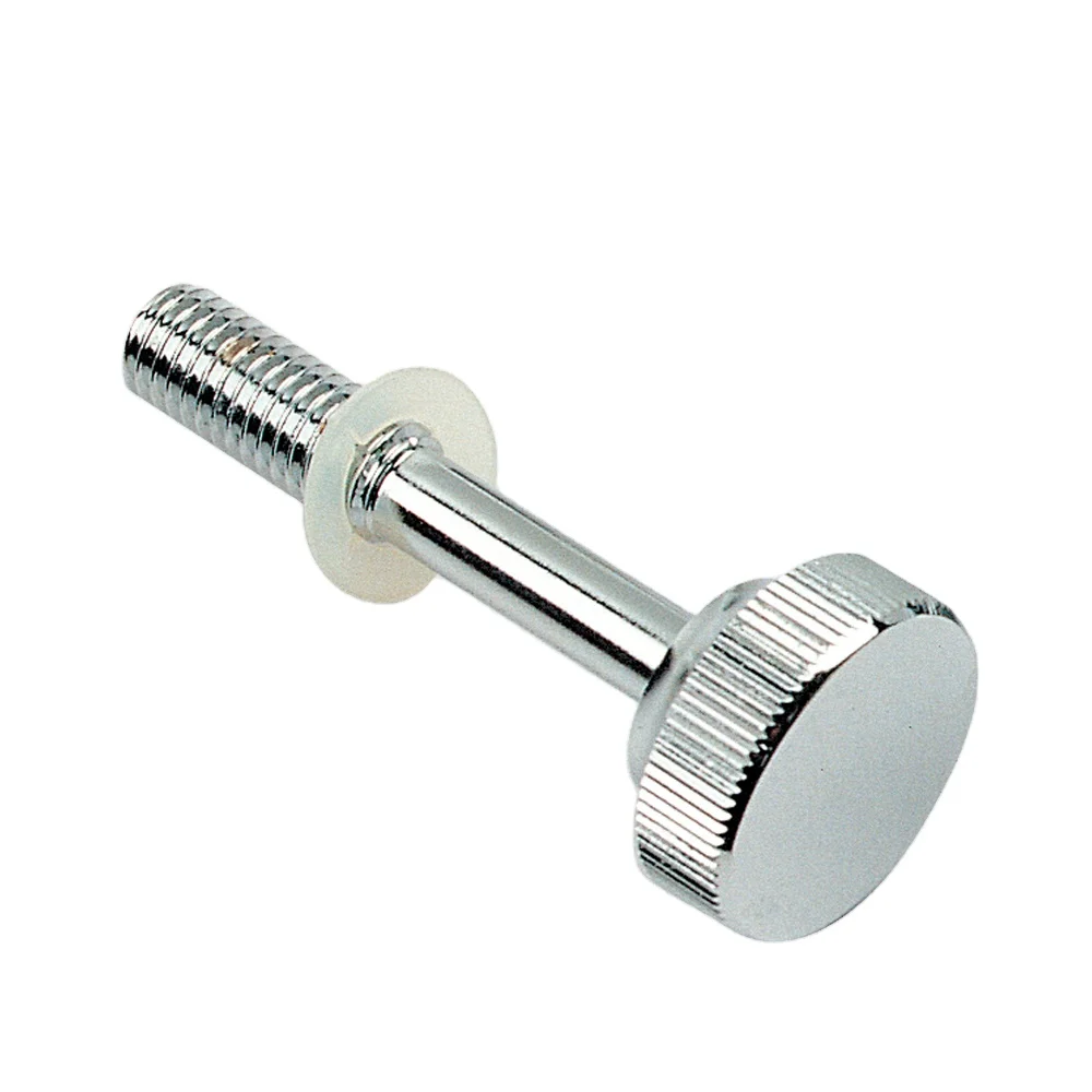 Hoshimoto K-1 Knurled Knobs Chrome Plated Brass Bar Including Nylon Washer Distribution Cabinet Board Machine Tools Knurled Knob