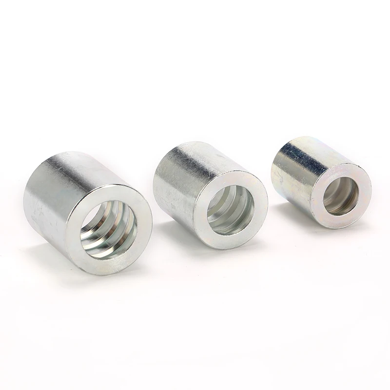 Galvanized Steel Ferrule For SAE 100R2/2SN Hose Hydraulic Socket