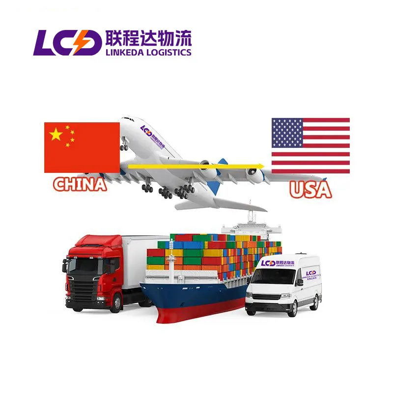 LINKEDA Logistics Company Alibaba Verified Freight Forwarder,FBA Shipping Amazon,Air Sea DDP Shipping Agent From China To US