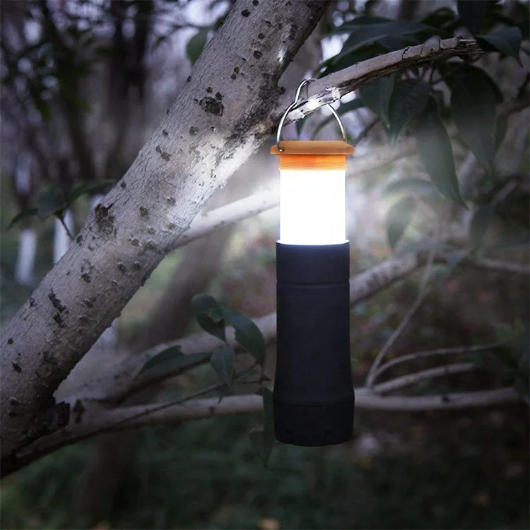 Portable 2 in 1 LED  Telescopic Camping Lantern