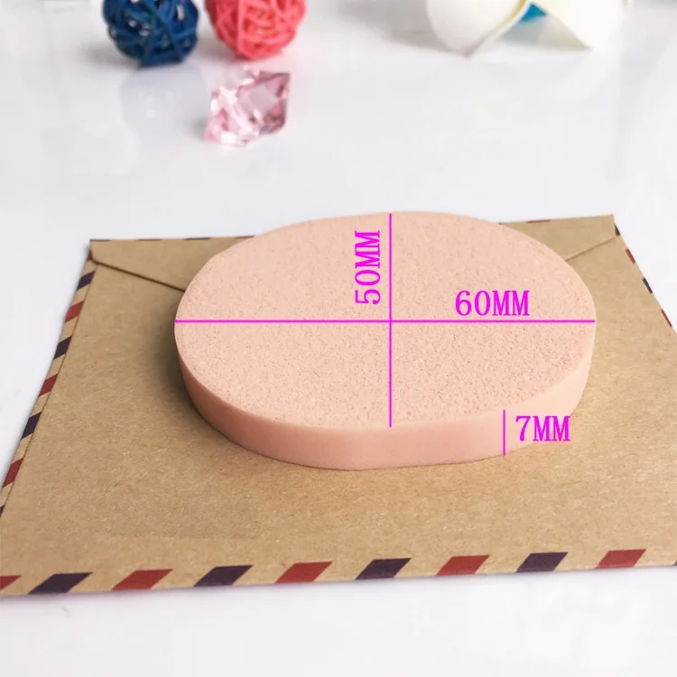
wet and dry oval flat soft beauty cosmetic makeup sponge foundation blender powder puff 