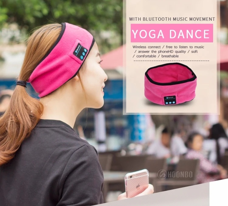 
Musical Gym Soft Stereo Sound Headphones Fitness Music Bluetooth Headband 