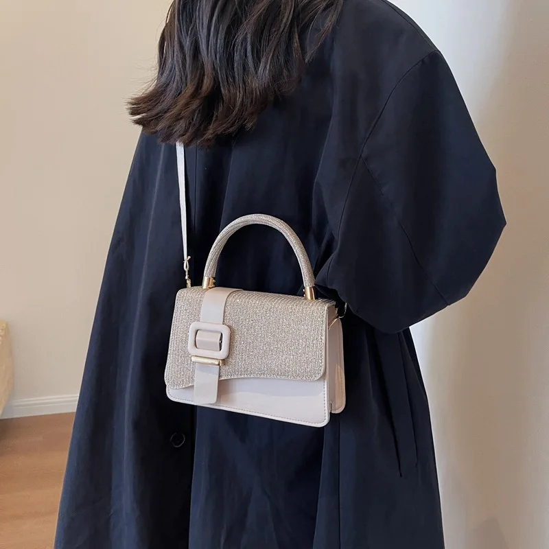 2023 Fashion Diamond Shoulder Bag Ladies Purse Rhinestone PU Leather Women Handbags