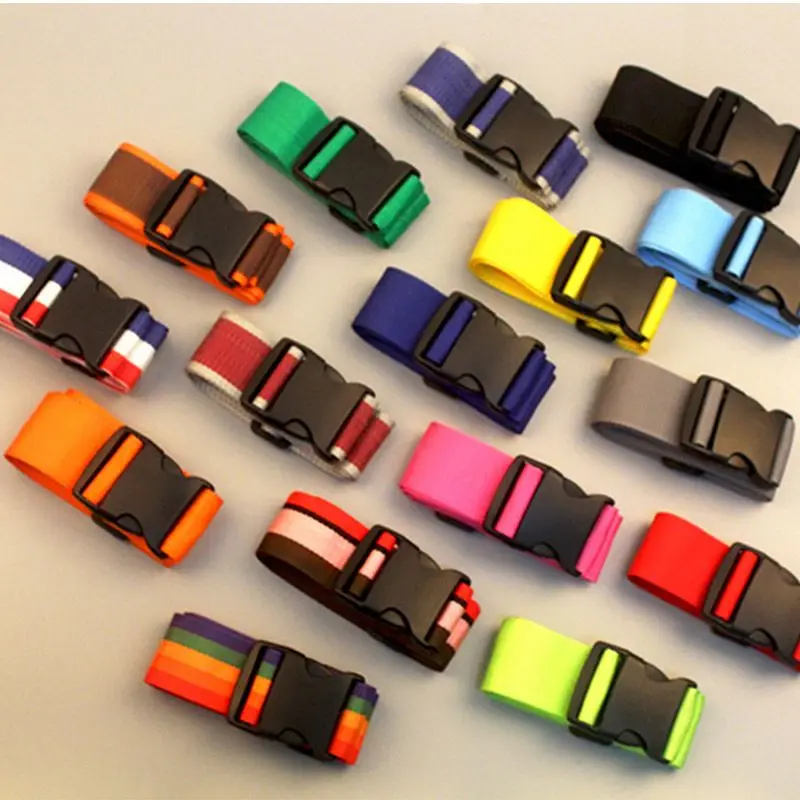 Wholesale personalized luggage belt strap customized made elastic luggage strap