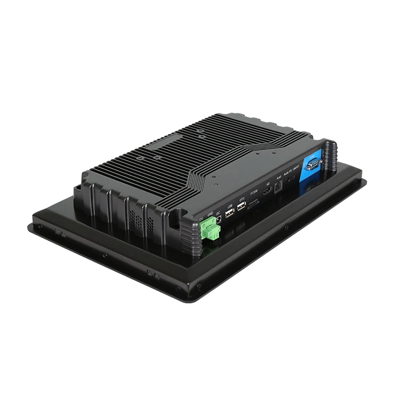 Wide Viewing Angle Industrial computer win 10.1 inch embedded Capacitive touchScreen panel pc with waterproof ring