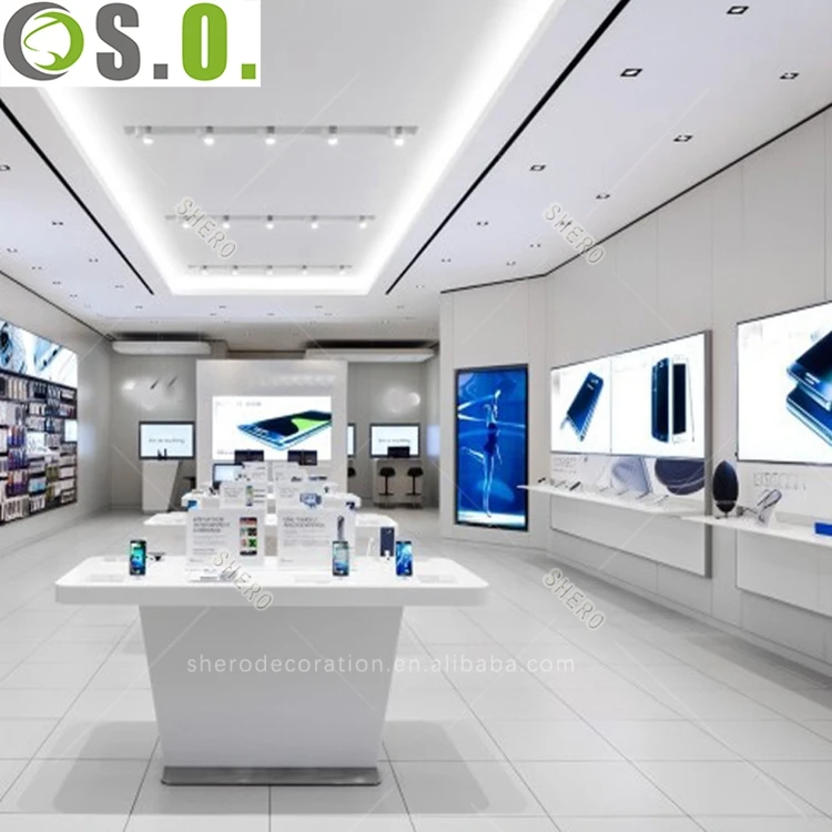 Китайский поставщик, витрина для мобильного телефона с дизайном интерьера магазина сотовых телефонов