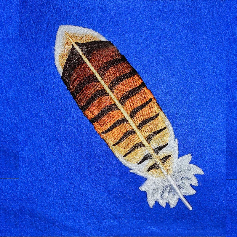 Gifts Teacher Gift For Reading Lovers Hand Stitched Felt Bookmarks Hand Embroidered Feather Bookmark