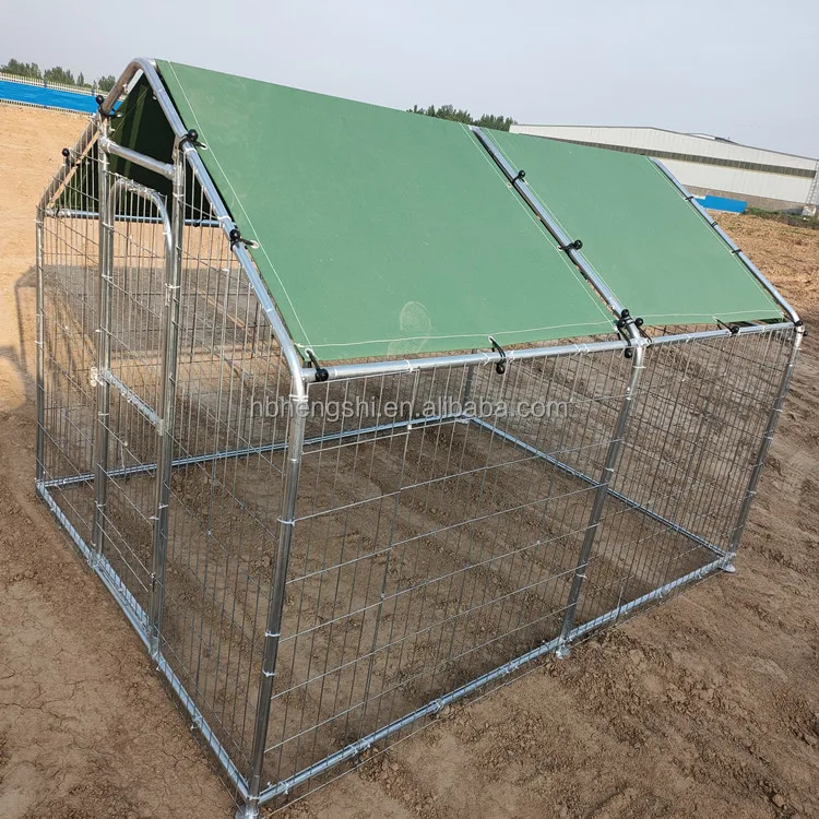 Outside Dog Kennels for Large Dogs Playpen, Dog Kennel Outdoor with UV-Resistant Waterproof Cover