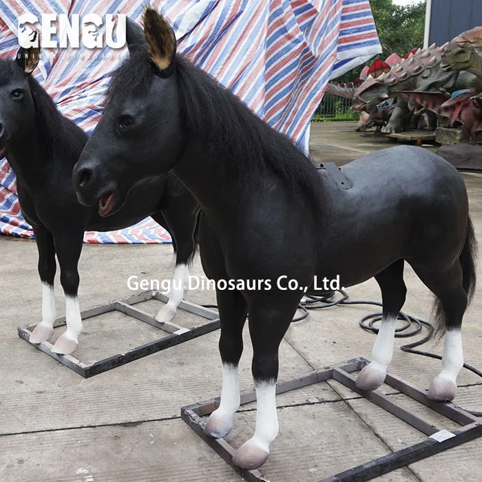 Theme park decoration high simulation life size horse for sale