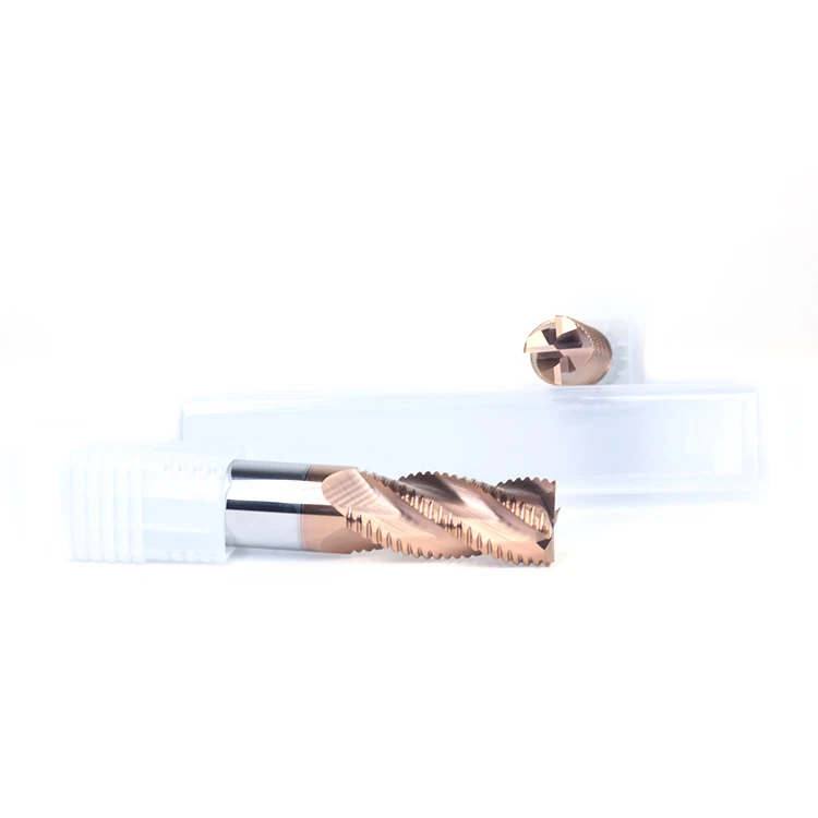 2024 Hrc 60 Rough Milling Cutter Solid Carbide Roughing End Mills for CNC Tool