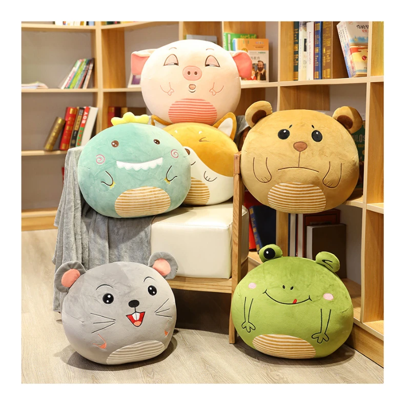 New Design Plush Toys Bear Dinosaur Pig Mouse Stuffed Animals 16 Inch Pillow