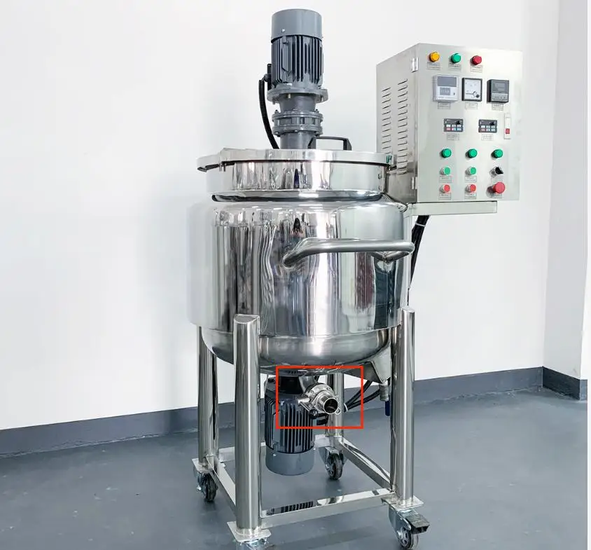 Hand sanitizer  making machine liquid soap mixing machine batch reactor stainless steel high shear mixer