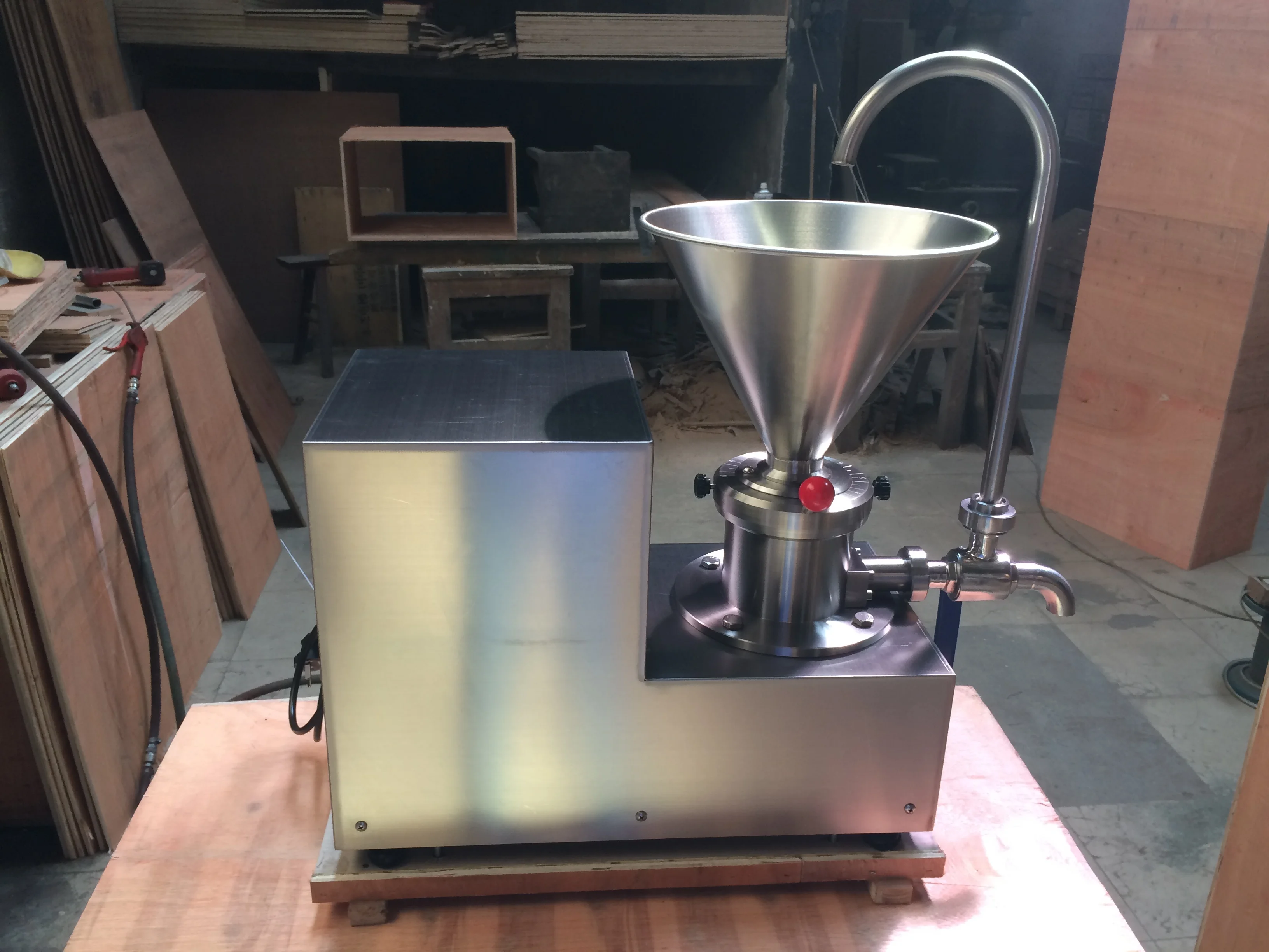 JMS60 Split body colloid grinder and Industrial colloidal nut almond grinding machine