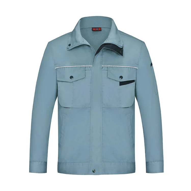 
latest design Labour welder summer work clothes working suit short sleeve shirt and pants workwear uniform mining work jacket 