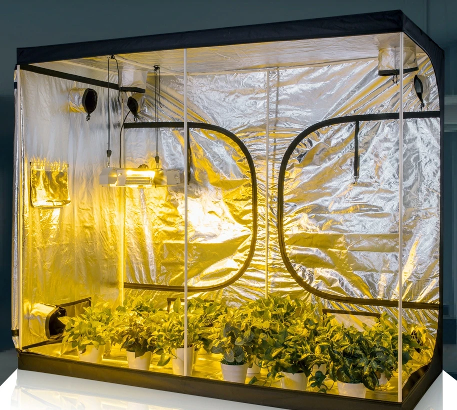 300*300*200CM Large Size Grow Tent Garden Growing Dark Room with Heavy Duty Reflective Mylar for Indoor Plant Tent