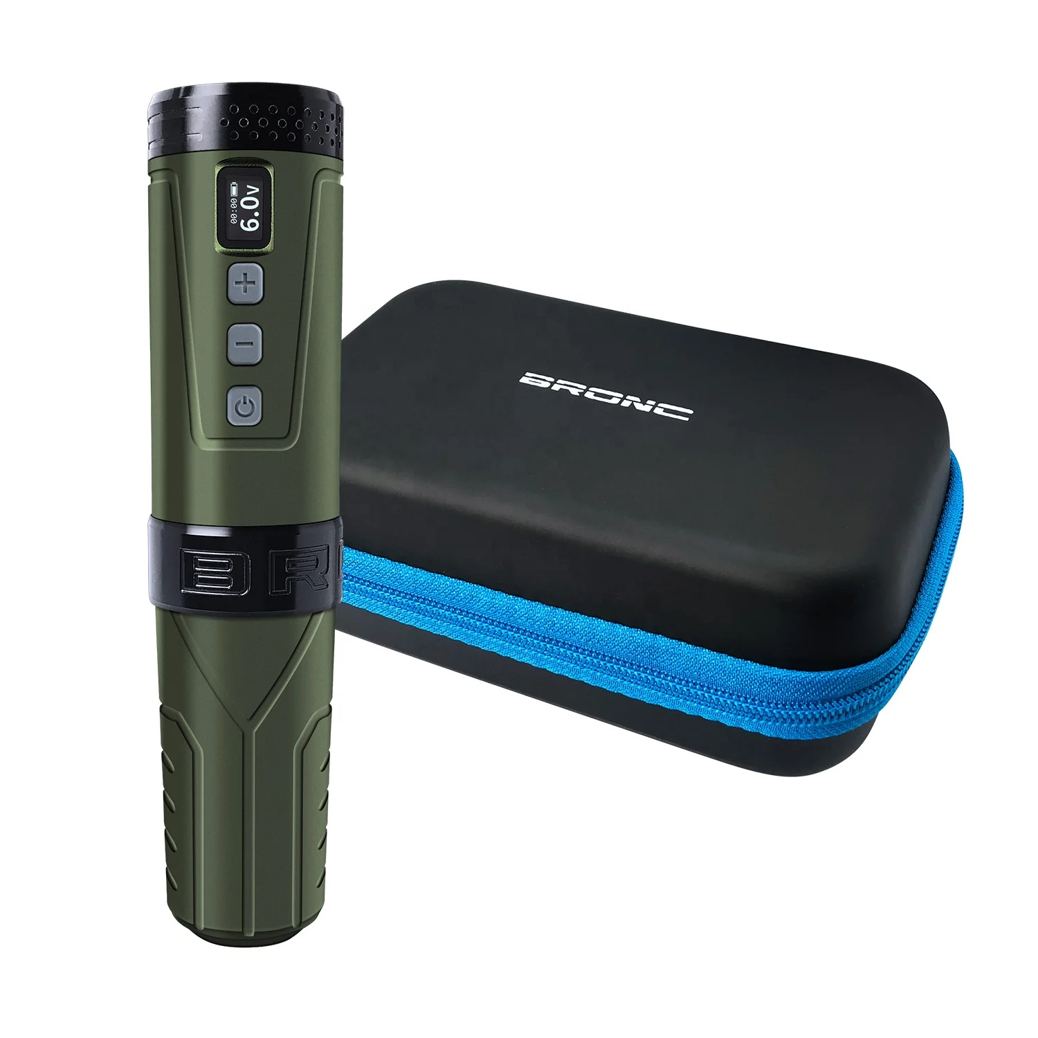 BRONC Professional Rotary Tattoo  Pen Swiss Motor High Capacity 2000mAh Battery Power Wireless Tattoo Machine