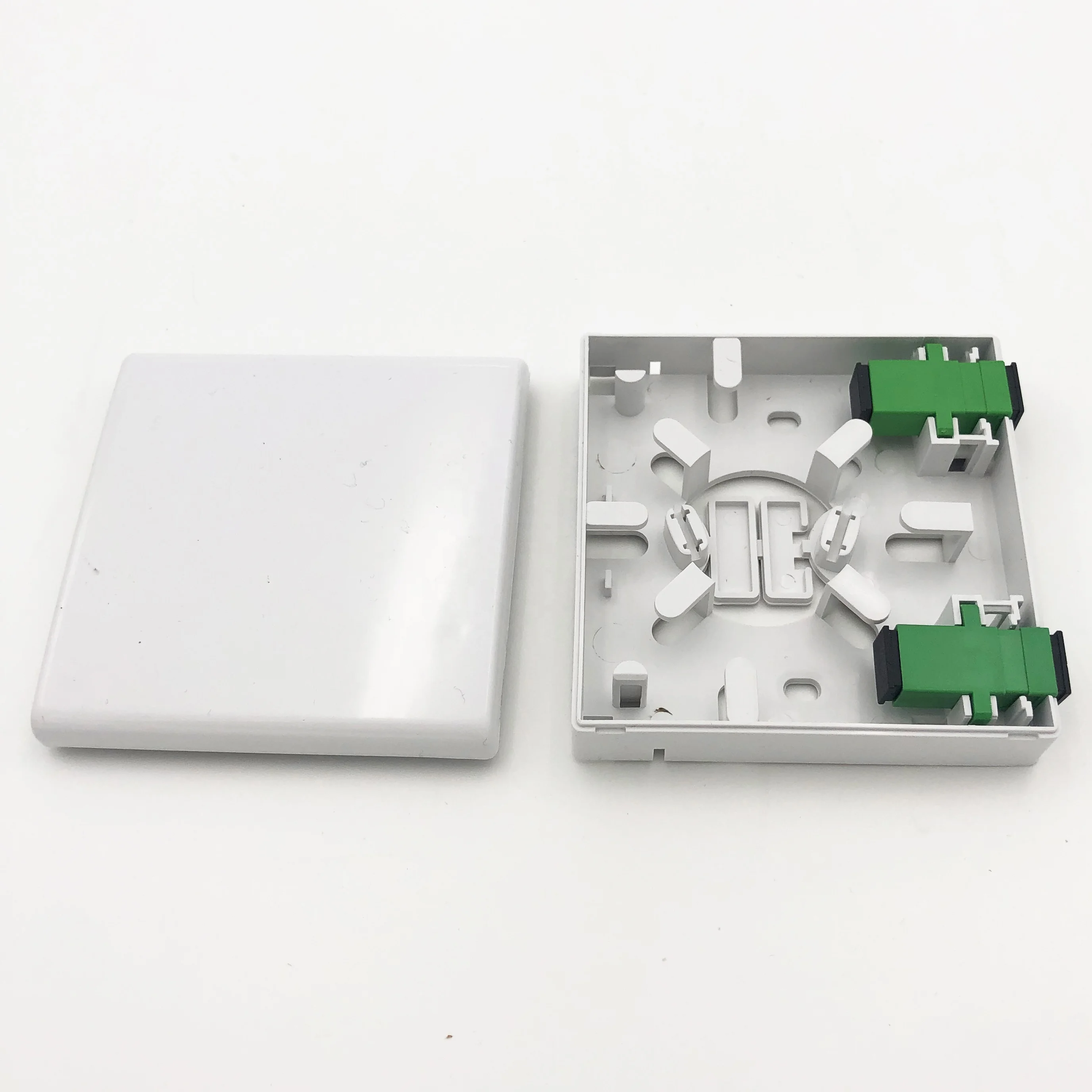 86 Fiber Panel Box Fiber Optic Terminal Junction Box SC Type Panel Fiber Box ABS Plastic Waterproof Dustproof