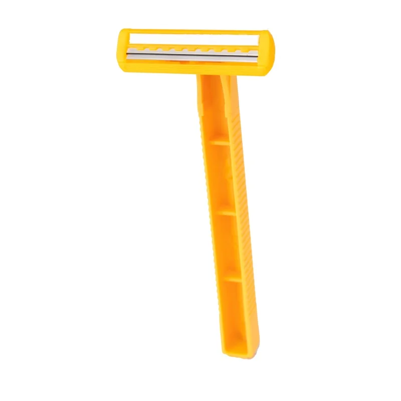 Factory Supply Plastic Handle Disposable Twin Blades Razor Manufacturer Disposable Plastic Shaving Razor Barber Plastic Razor
