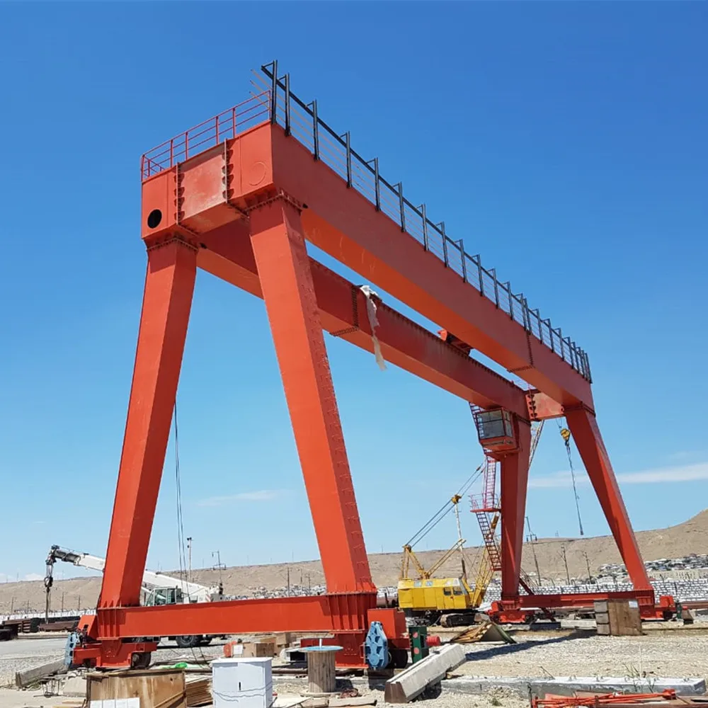 China MG Model Double Beam Rail Mounted Mobile Gantry Crane 5 10 20 30 40 50 60 70 80 100 200 ton