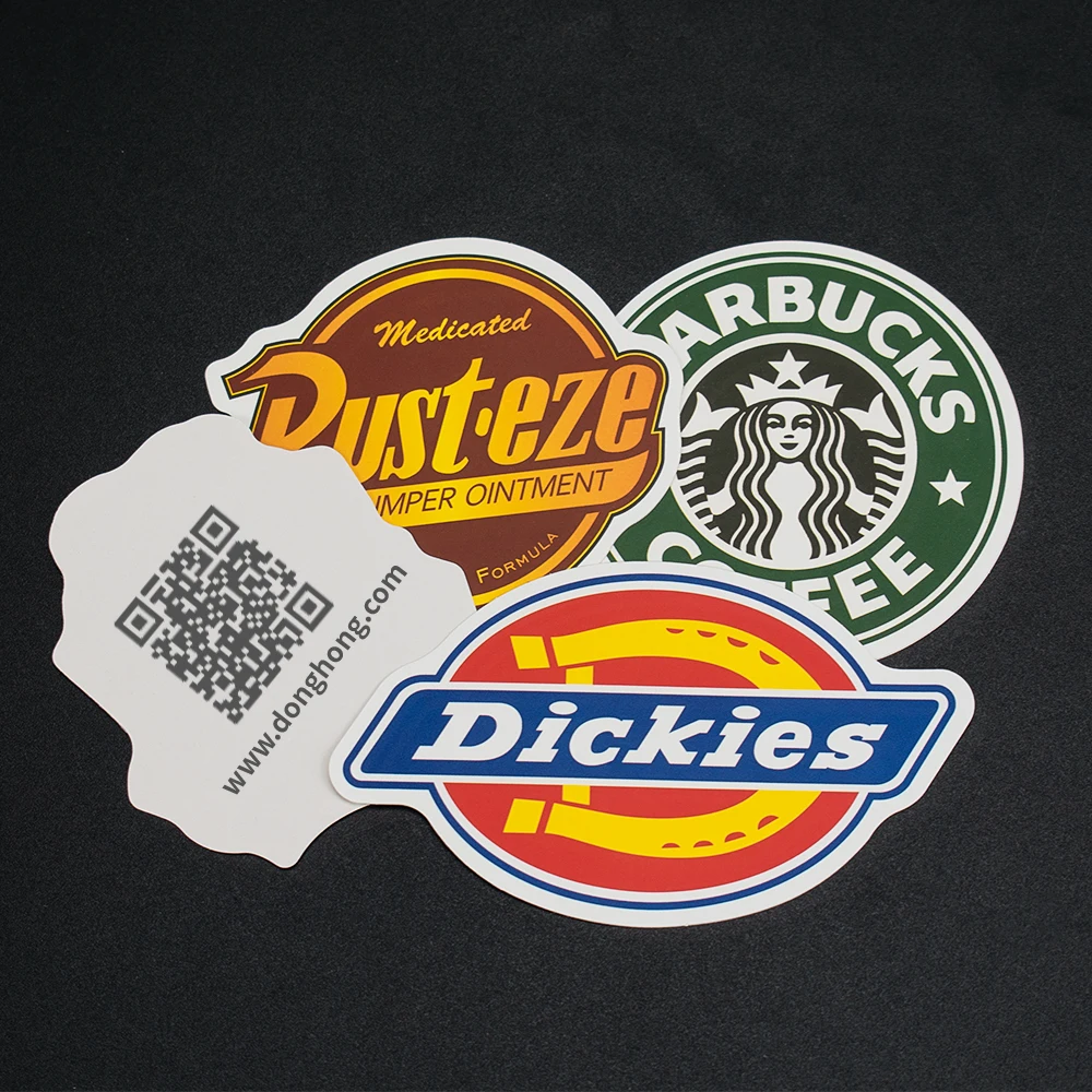 100pcs Waterproof Popular Cute Die Cut Sticker Custom Printing Vinyl Cartoon Stickers 100 pcs