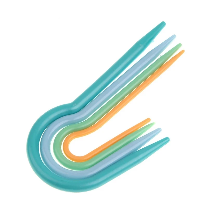 13 pcs ABS Plastic Sewing Needle Knitting Stitch Needles Tools accessories For Crocheting & Knitting Craft